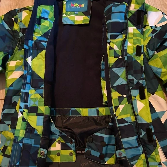 Phibee Snowboarding/Ski/Winter Jacket Size 12 Boys (146/152) Blue And Green - Picture 4 of 8